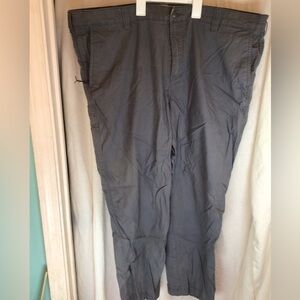 Columbia Pants Mens 46x32 Gray Regular Fit Zippered pockets Casual Outdoor Wear